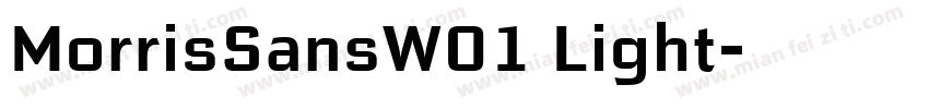 MorrisSansW01 Light字体转换